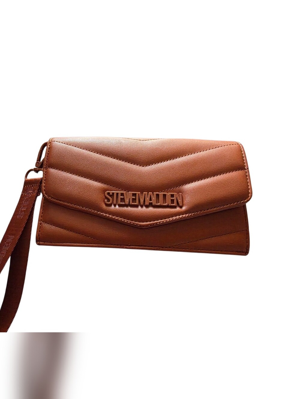 Steve Madden brown Wallet with Wristlet Strap